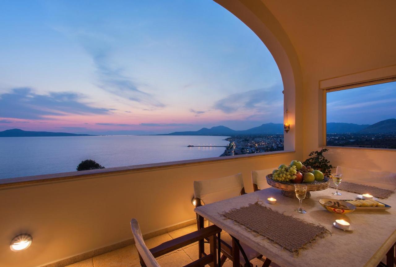 Villa Itis Superb Residence With Balcony & Panoramic View Neápolis Exterior foto